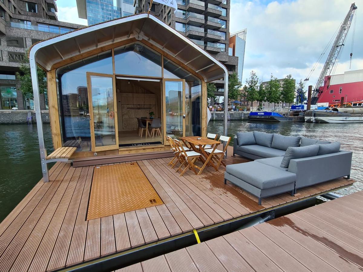 Wikkelboats At Floating Rotterdam Rijnhaven Villa Ngoại thất bức ảnh