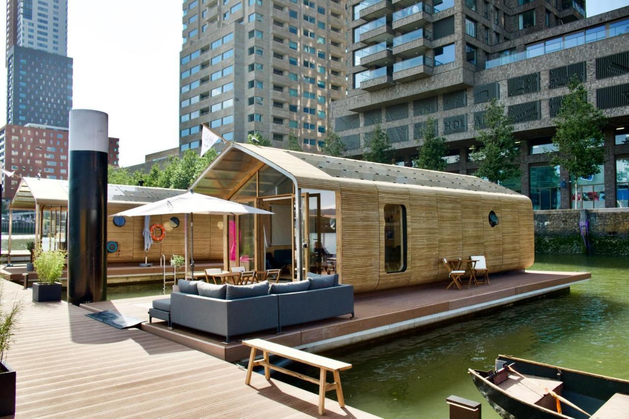 Wikkelboats At Floating Rotterdam Rijnhaven Villa Ngoại thất bức ảnh
