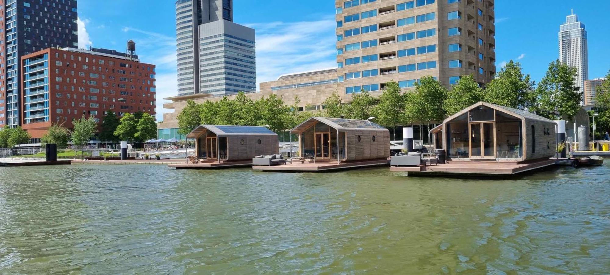 Wikkelboats At Floating Rotterdam Rijnhaven Villa Ngoại thất bức ảnh