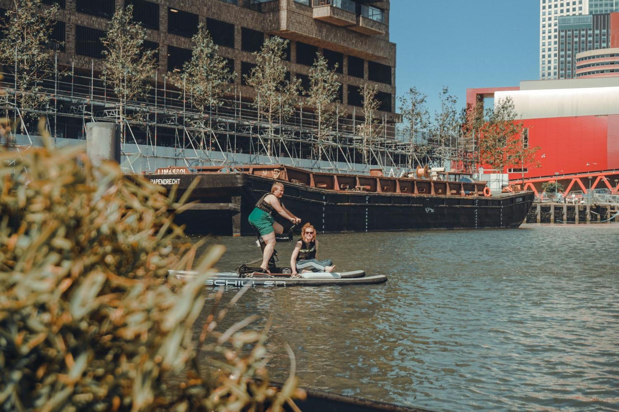 Wikkelboats At Floating Rotterdam Rijnhaven Villa Ngoại thất bức ảnh