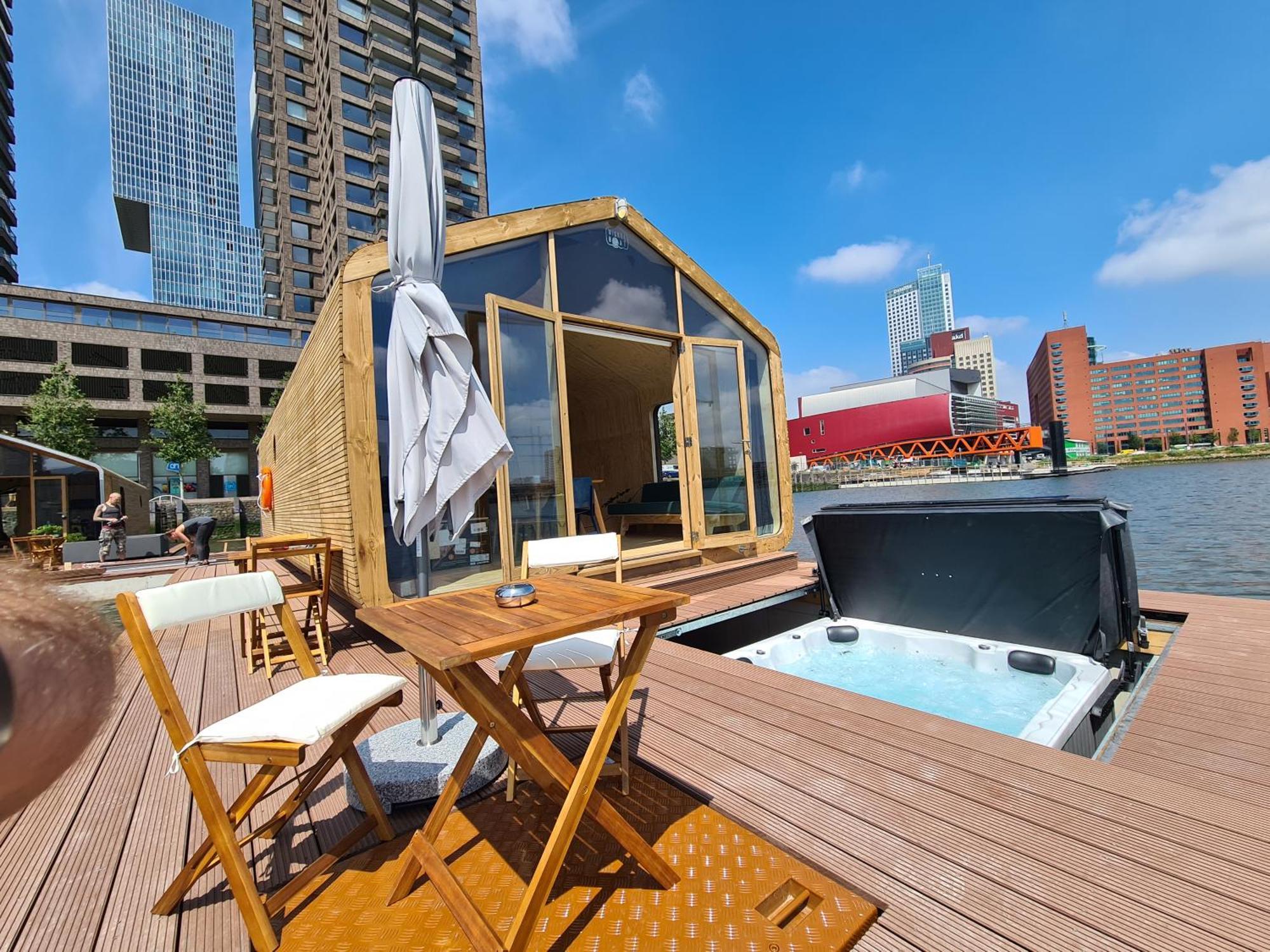 Wikkelboats At Floating Rotterdam Rijnhaven Villa Ngoại thất bức ảnh
