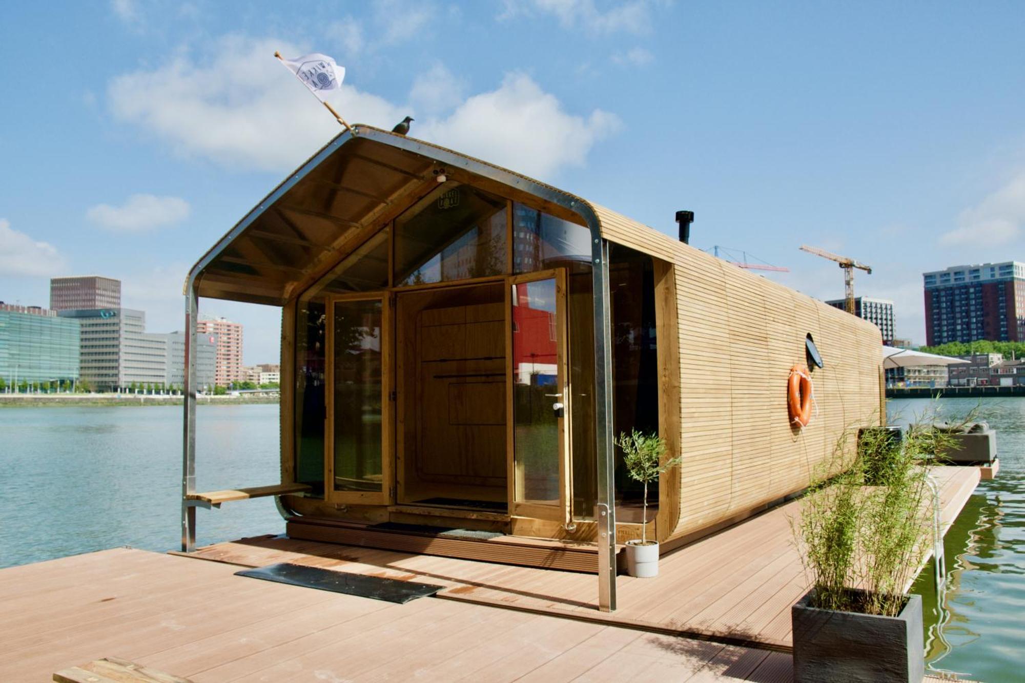Wikkelboats At Floating Rotterdam Rijnhaven Villa Ngoại thất bức ảnh