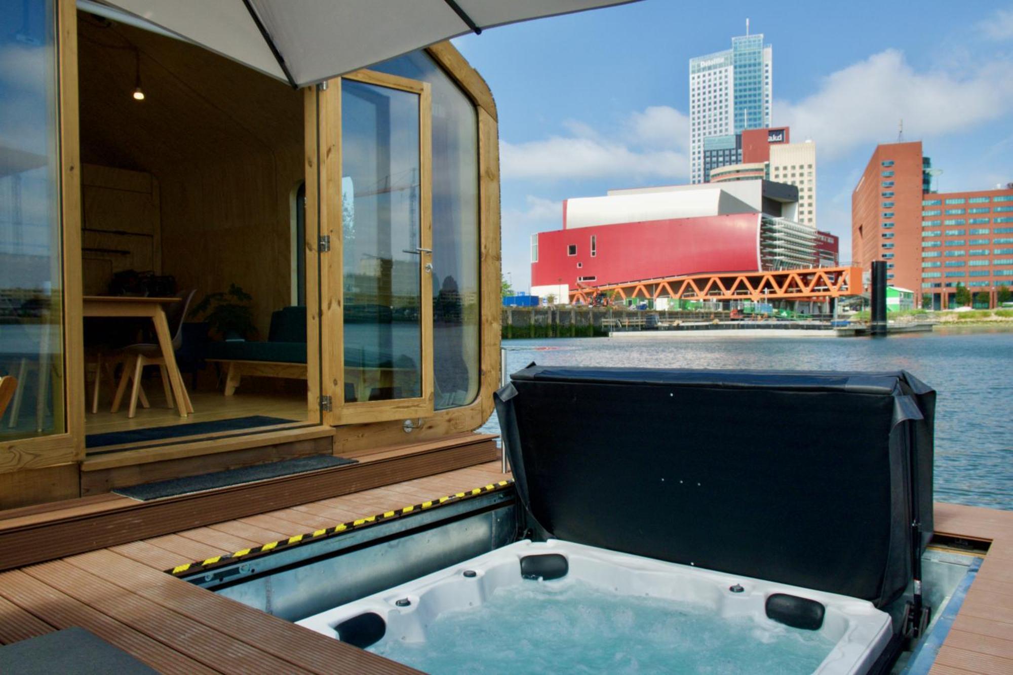 Wikkelboats At Floating Rotterdam Rijnhaven Villa Ngoại thất bức ảnh